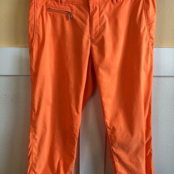 Bogner women’s orange capri pants size 4 - Picture 2 of 10
